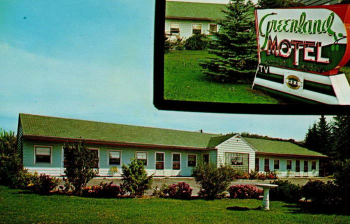 Greenland Motel - Postcard View (newer photo)